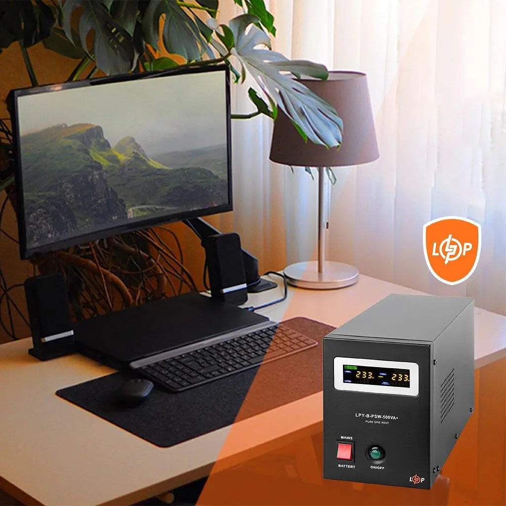 ДБЖ LogicPower LPY-B-PSW-500VA+ (350Вт) (4149) - фото 5