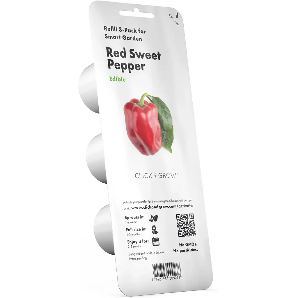 Змінний картридж Click & Grow Smart Garden Червоний солодкий перець, 3 капсули (9278) - фото 2