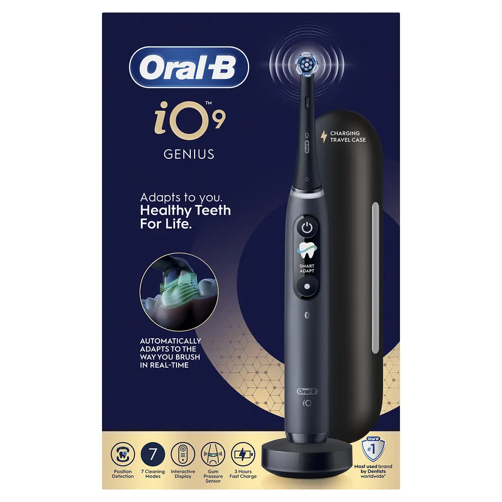Електрична зубна щітка Oral-B iO серія 9 чорна - фото 13