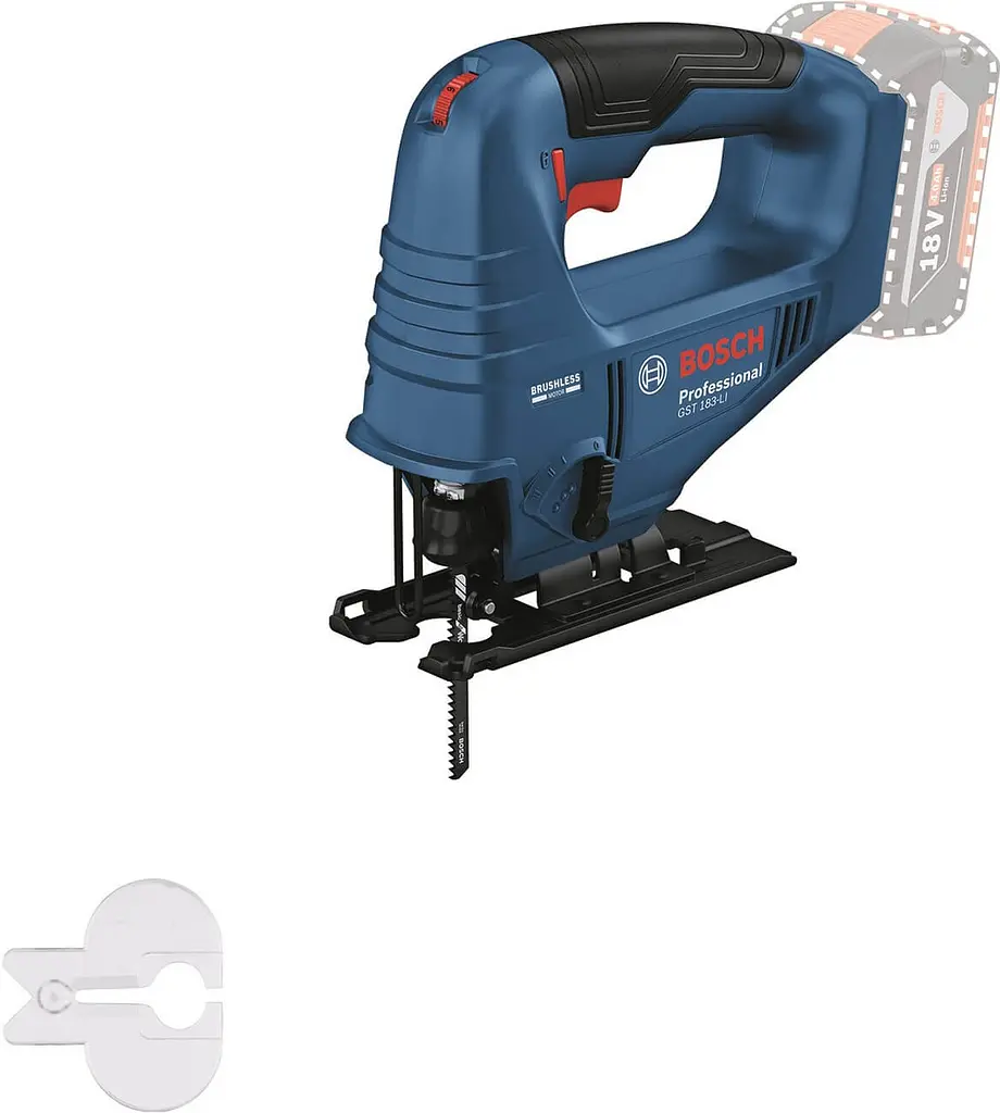 Акумуляторний лобзик Bosch GST 183-LI Professional без акб і з/п, в картоні