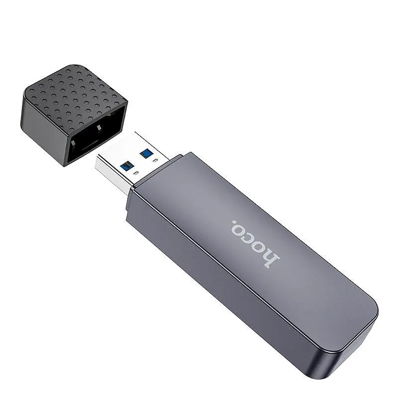 Перехідник HOCO Spirit 2-in-1 USB 2.0 Card reader HB45 480Mbps, 2TB Max - фото 2