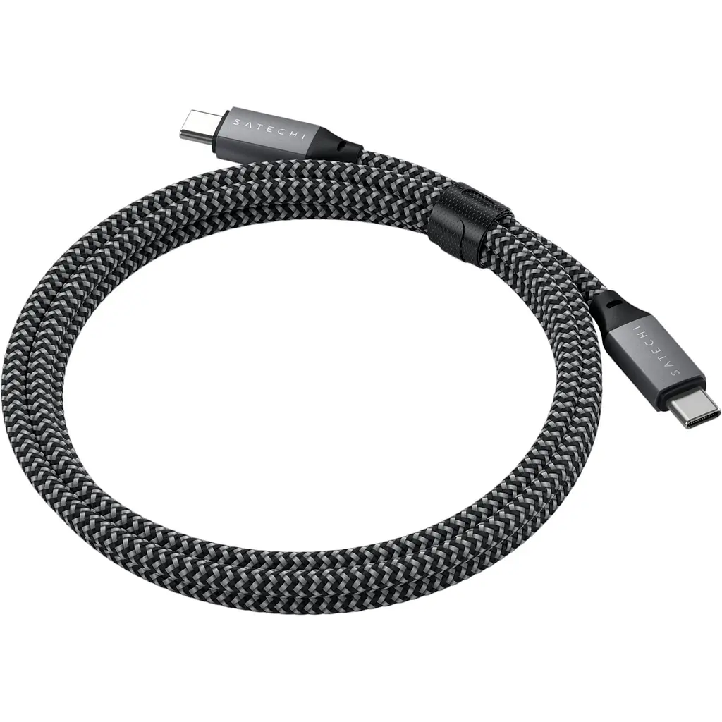 Кабель USB-C to USB-C Satechi Cable 100W Space Gray 2 м (ST-TCC2MM) - фото 4
