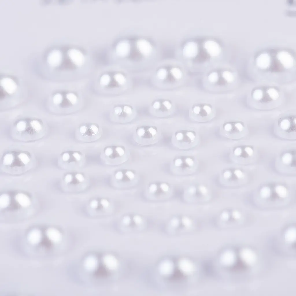 Перлини Santi самоклеючі 50 шт. білі (952644) - фото 2