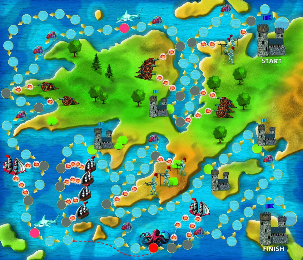 Дитяча настільна гра Bombat Game Зоорегата 800019 Від 4-х років - фото 6