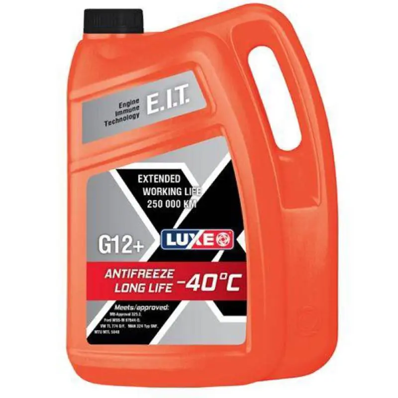 Антифриз Luxe Long Life G12+ червоний -40 °C 10 кг - фото 1