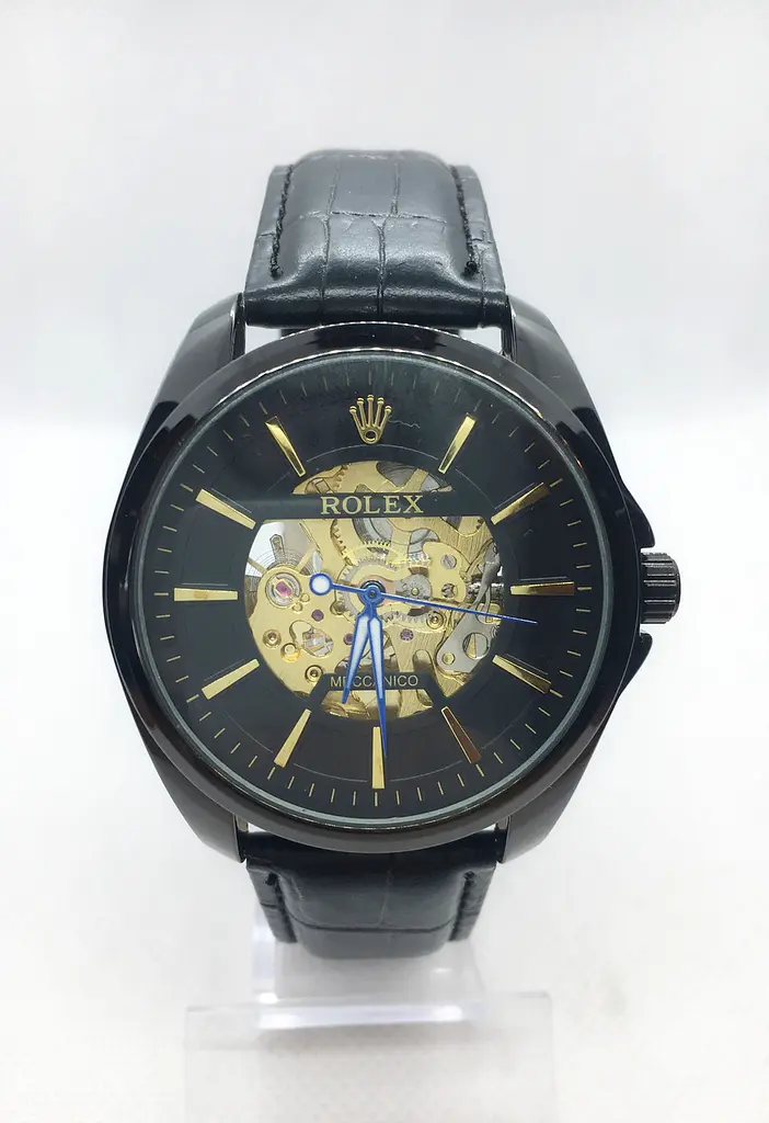 Чоловічий механічний годинник Clockhouse Skeleton Чорний (IBW408B) - фото 2