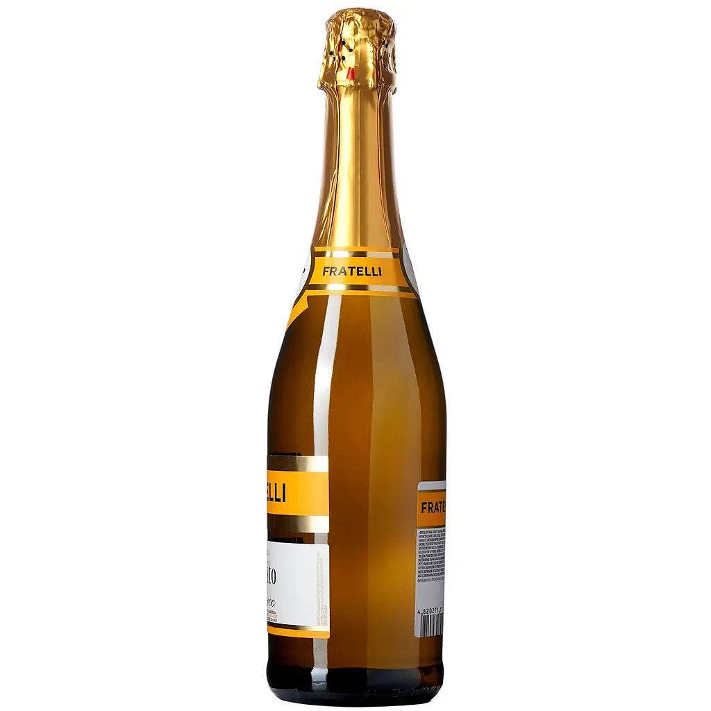 Напій винний Fratelli taste Moscato Bianco білий напівсолодкий слабоалкогольний газований 6-6.9% 0.75 л  - фото 5