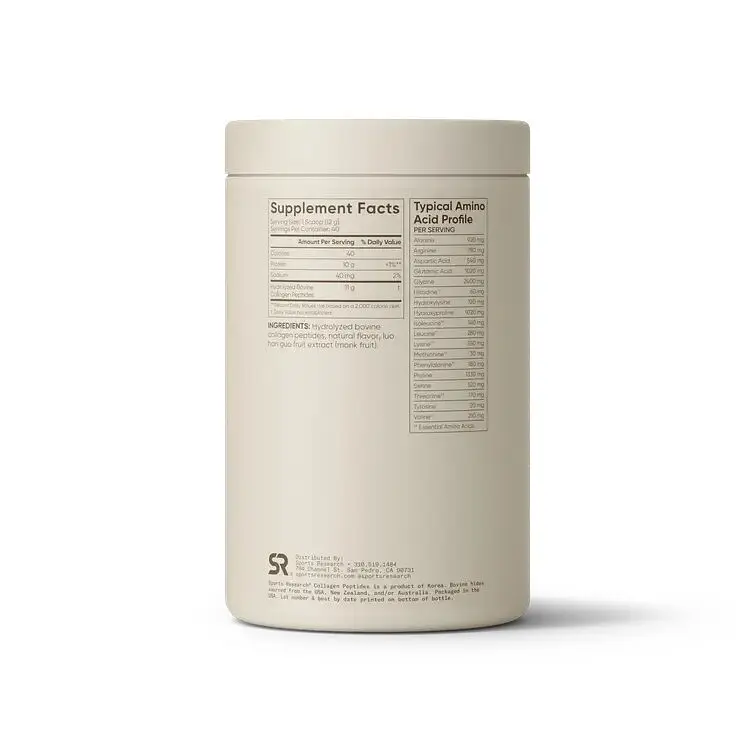 Колагенові пептиди Sport Research Collagen Peptides, 480 грам - Ваніль - фото 2