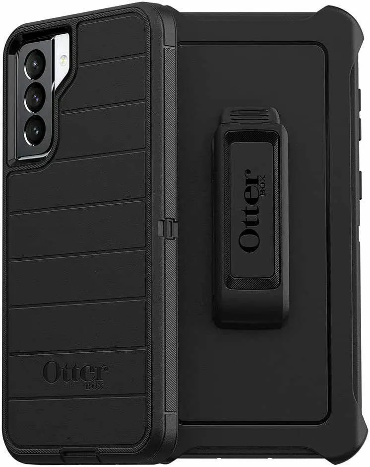 Чохол протиударний із кліпсою-підставкою OtterBox Defender Series Pro для Samsung Galaxy S21 Plus (6.7") Black