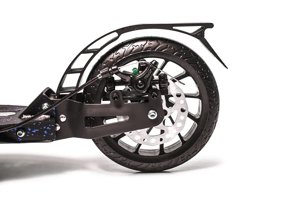 Самокат Scale Sports 81-97х46х13 см Черно-синий 000283588 - фото 3