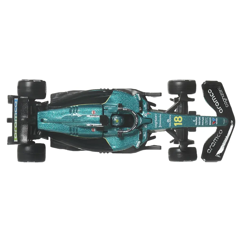 Колекційна машинка Hot Wheels Formula 1 Aston Martin Lance Stroll №18, 1:64 (JKD87) - фото 5