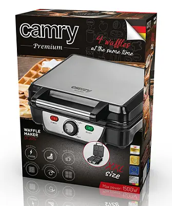 Вафельница Camry CR 3025 1500 Вт - фото 5