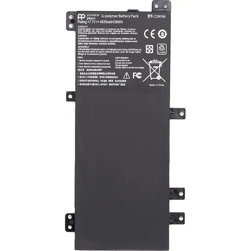 Акумулятор PowerPlant для ноутбуків ASUS Z450UA (C21N1434) 7.7V 4935mAh (NB431649) - фото 2