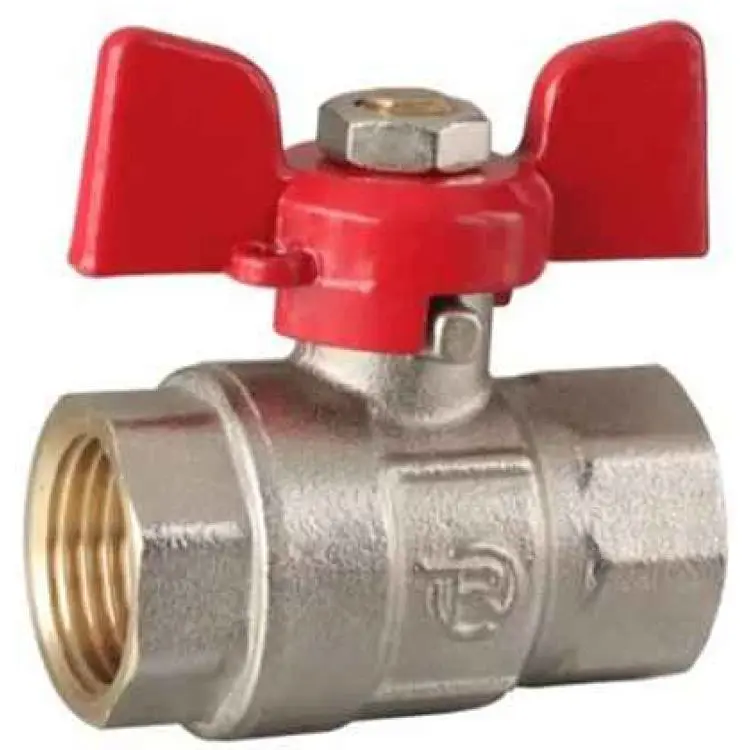 Кран кульовий Reiger 3/4" ВВ метелик