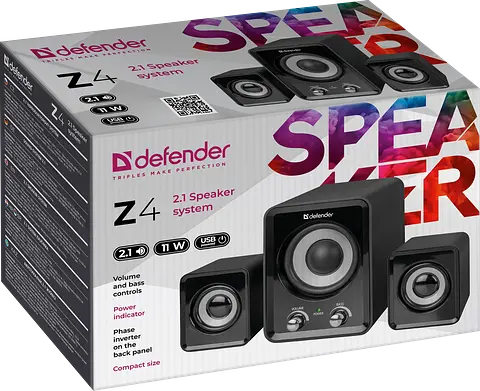 Акустична система DEFENDER Z4 black - фото 4