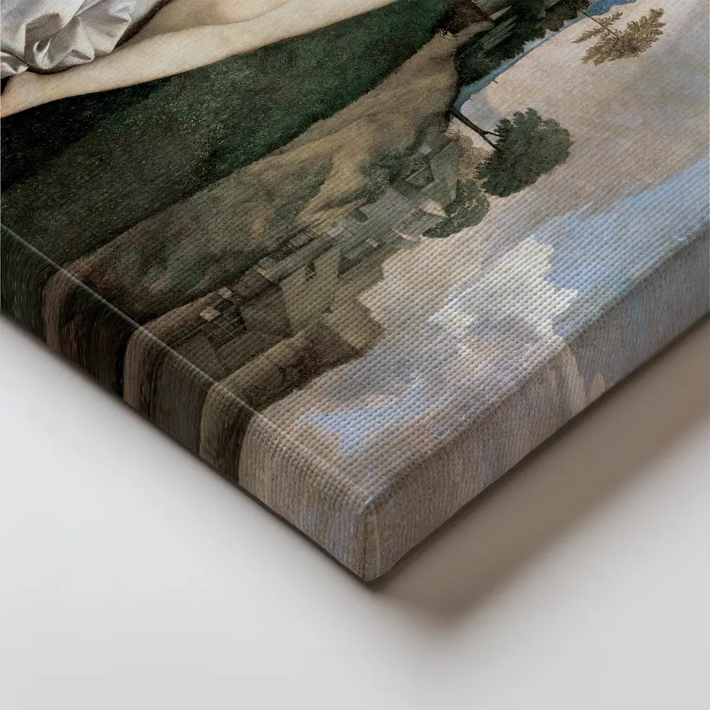 Інтер'єрна картина Спляча Венера, Джорджоне, Giorgione, Sleeping Venus, інтер'єрний декор, 40×60 см (id6976) - фото 3