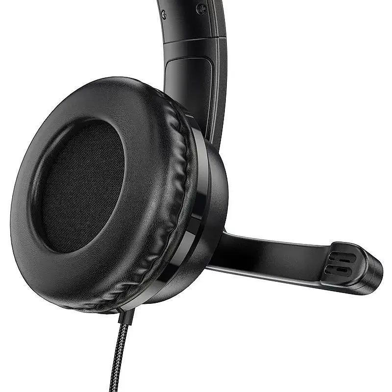 Навушники-гарнітура Hoco gaming Magic tour gaming headphones W103 повнорозмірні чорні - фото 3