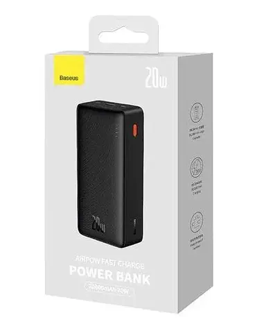 Портативная батарея Baseus Airpow 30000mAh 20W PD/3.0 QC/3.0 Black - фото 5