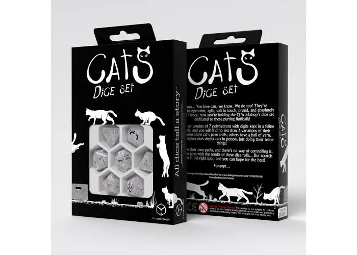 Набір кубиків CATS Dice Set: Purrl (7 шт.) (SCAT11)