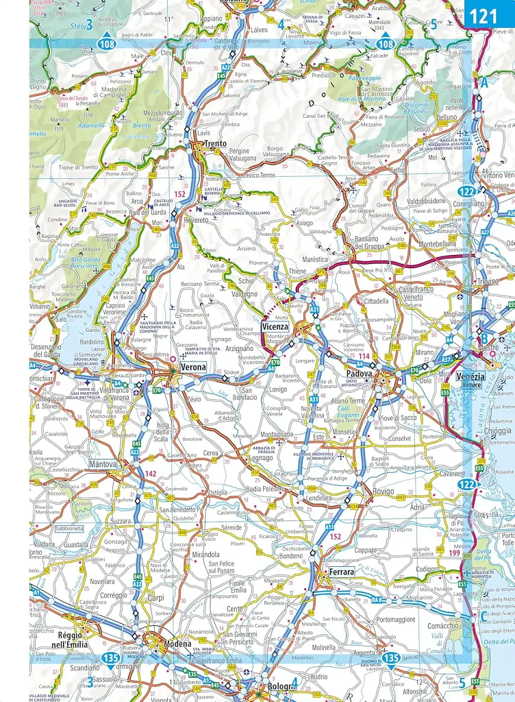 Philip's 2027 Easy to Read Multiscale Road Atlas of Europe - - фото 2