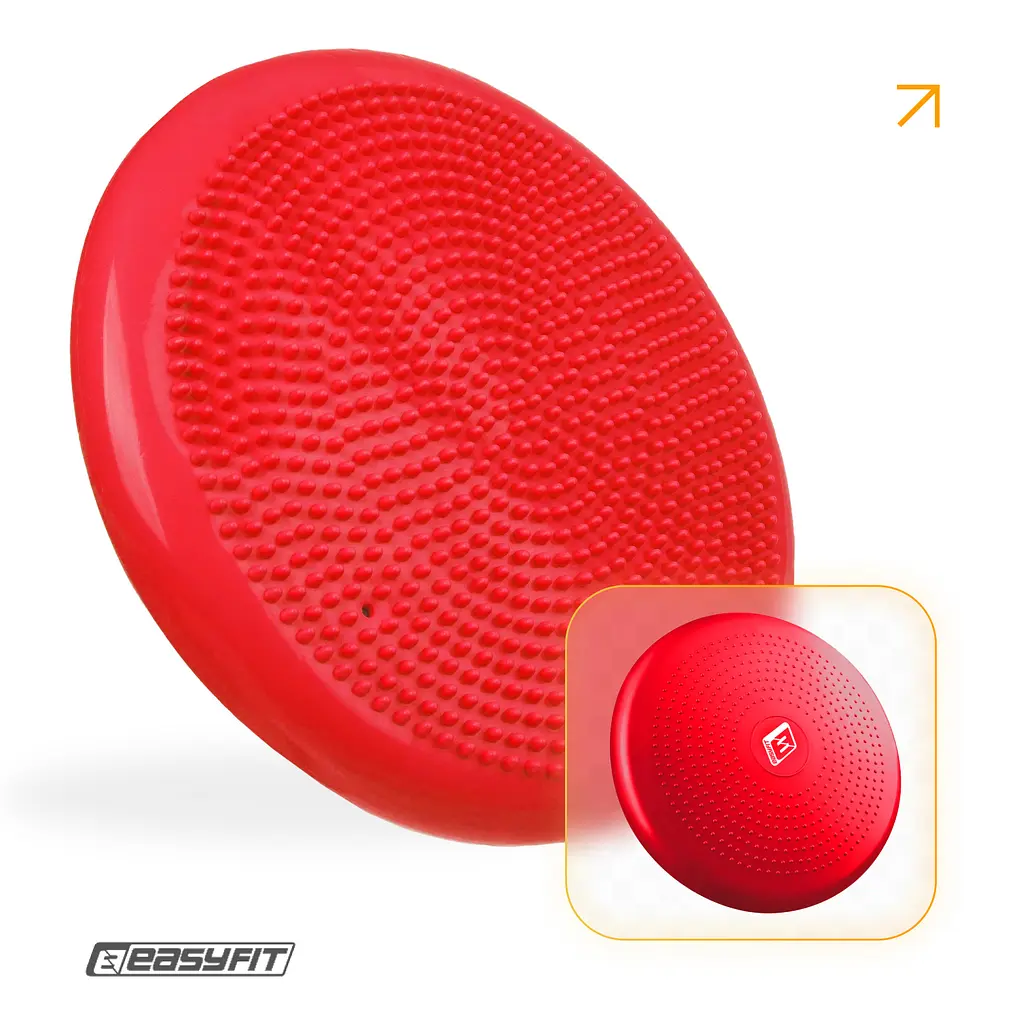 Балансировочная подушка массажная EasyFit Красный - фото 2