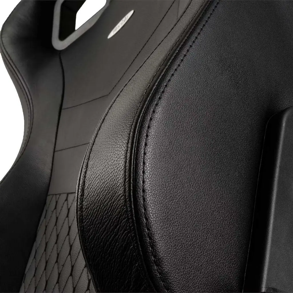 Геймерське крісло Noblechairs EPIC Real Leather Black - фото 10