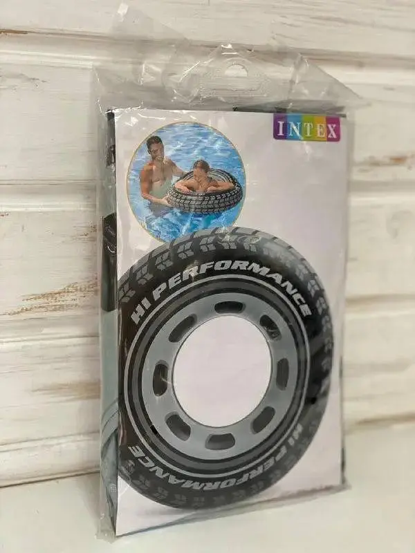 Надувний дитячий круг для плавання Шина Intex діаметр 91 см - фото 6