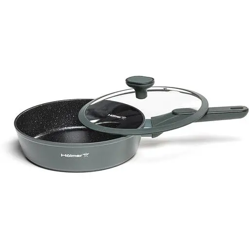 Сотейник кованый Holmer DF-42824-FAGSL Modern с крышкой 2.5 л (DF-42824-FAGSL Modern) - фото 2