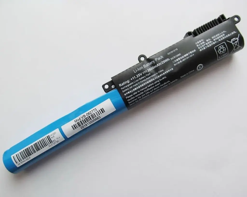 Акумулятор AlSoft Asus X540 A31N1519, 2600mAh (29Wh), 3cell, 11.25V, Li-ion (A47469) - фото 2