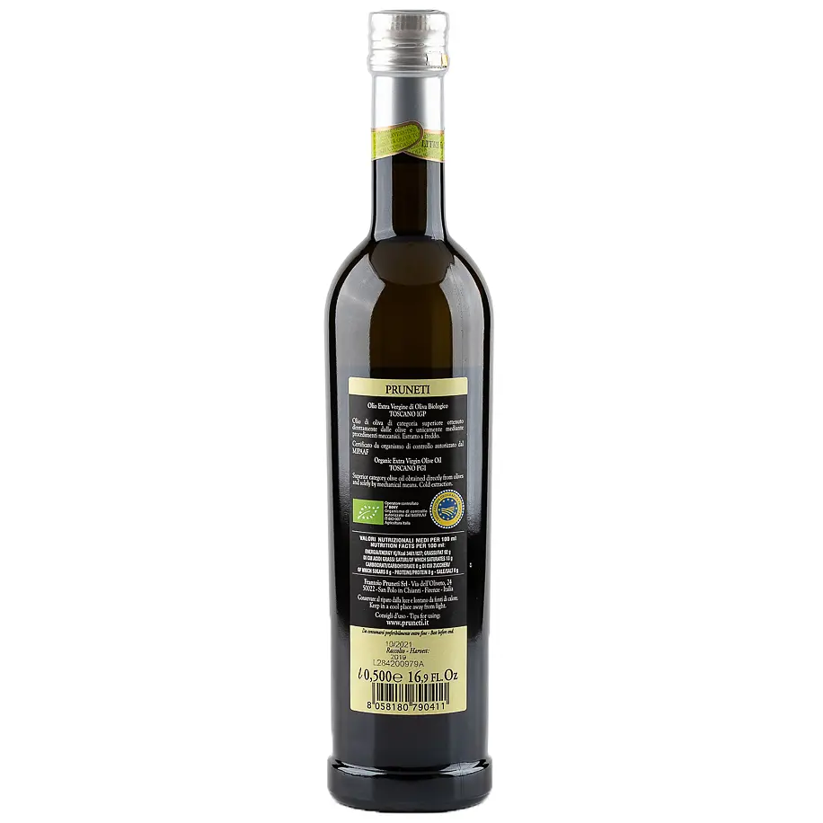 Олія оливкова Pruneti Extra Virgin Toscano IGP Colline di Firenze органічна 500 мл - фото 2