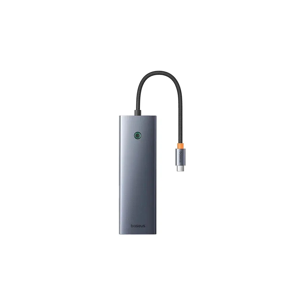 Концентратор Baseus USB-C 10-in-1 HDMI 4K60Hz + VGA + 3xUSB 3.0 + PD + RJ45 1000Mbps + SD/TF + 3.5mm gray (B0005280C811-00) - фото 2