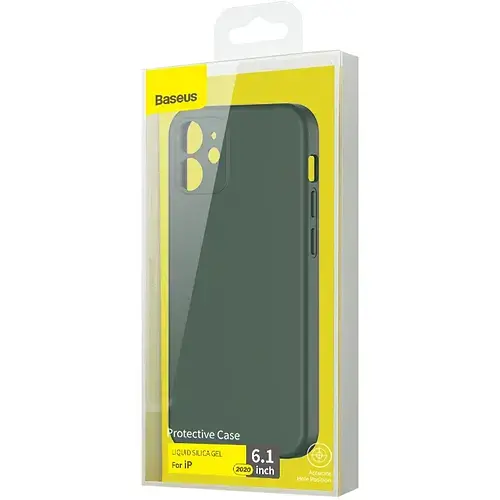 Чохол Baseus для iPhone 12 Зелений (WIAPIPH61NYT6A) - фото 3