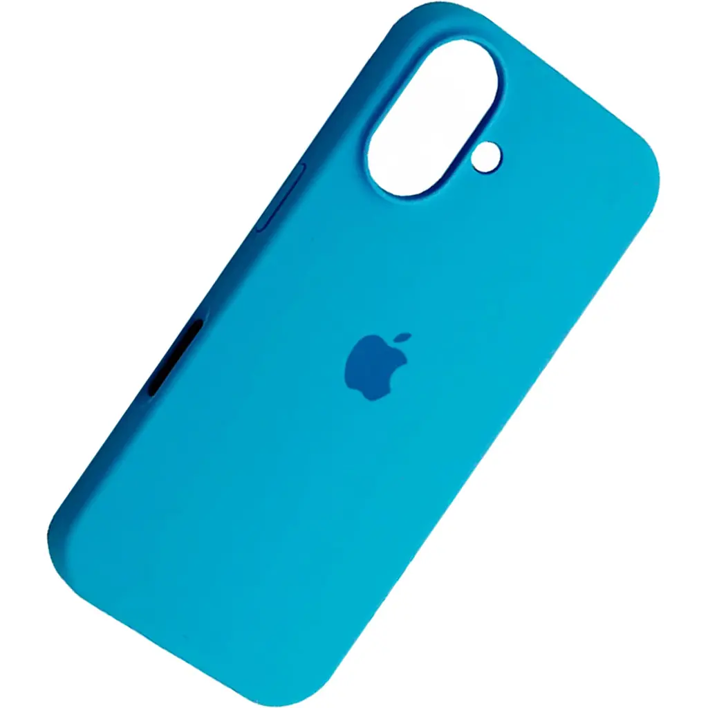 Чехол Silicone Case для Apple iPhone 16 Plus Blue AA [115102] - фото 3