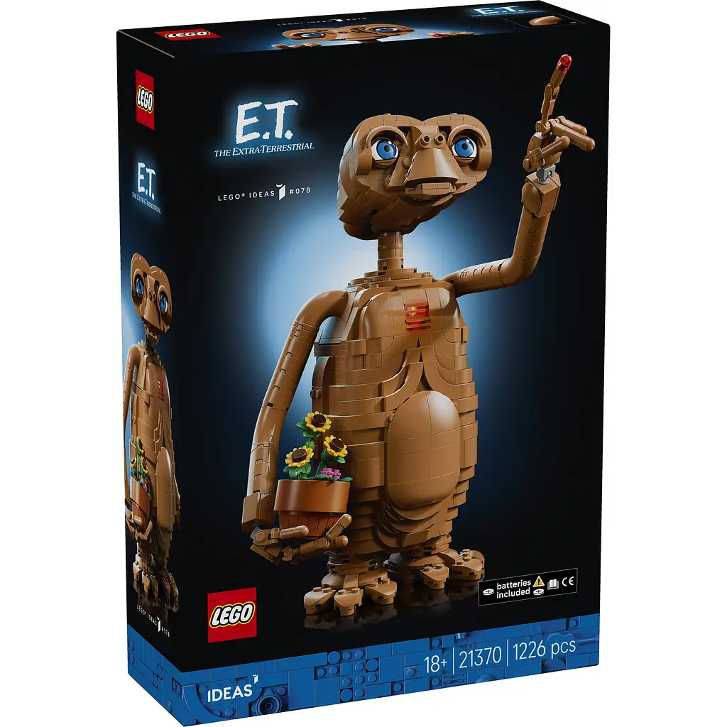 Конструктор LEGO Ideas E.T. the Extra-Terrestrial 1226 ел. (21370) - фото 4