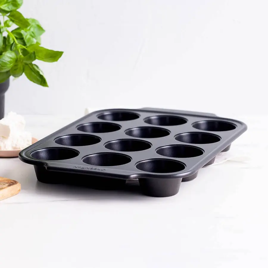 Форма для випічки кексів GreenPan на 12 шт. з керамічним покриттям 40 х 28 х 4.3 см (CC007766-001) - фото 3