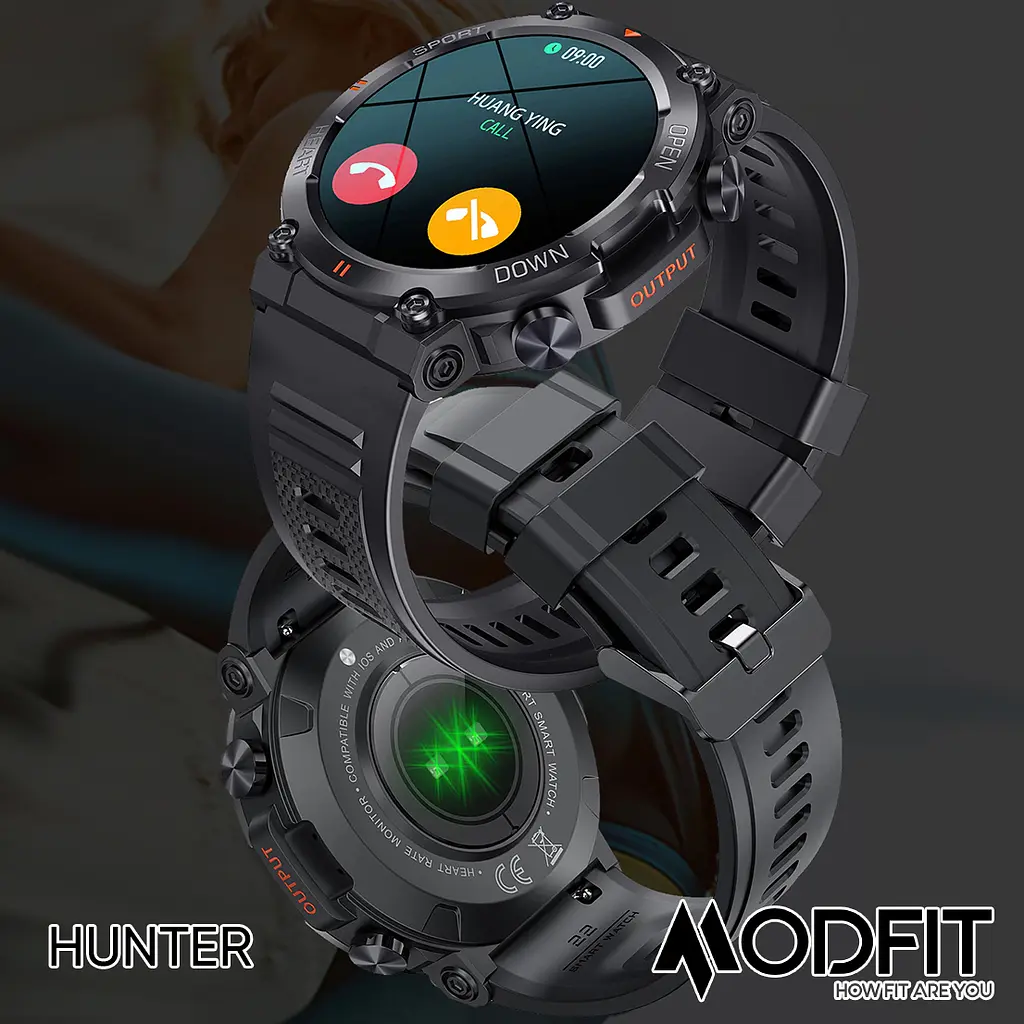 Наручные часы мужские Hunter All Black 36 мм. Modfit acs0029743 - фото 9