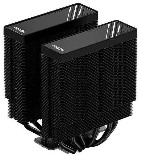 Кулер для процесора FROZN A620 Black, 2x120 мм, 6 теплових трубок, алюміній/мідь ID-Cooling teh0027864 - фото 4
