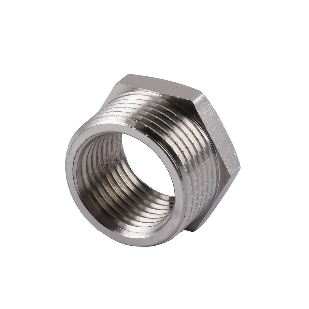 Футорка перехідна Solomon 3/4″х 1/2″ нікель 8209 ЗВ N - фото 2