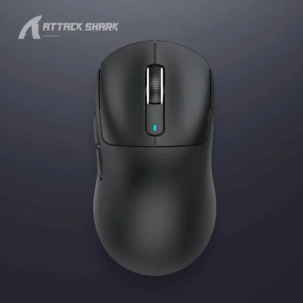 Бездротова мишка ATTACK SHARK X3 Black (PAW3395, DPI 26K, 65 годин акумулятор) - фото 4