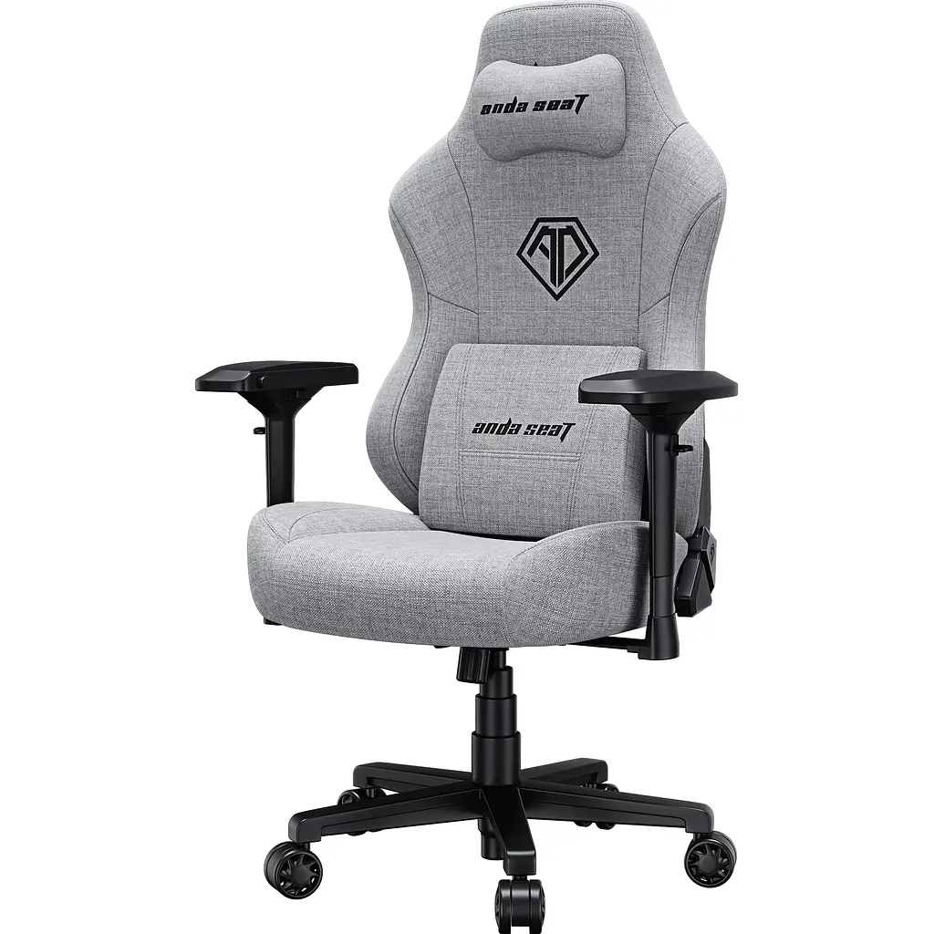 Геймерське крісло Anda Seat Phantom 3 Pro L Gray Fabric (AD18YC-06-G-F) [121746] - фото 5