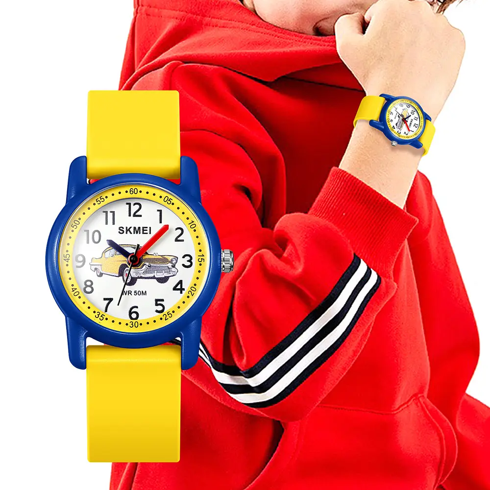 Наручний годинник дитячий 2157YLBU Yellow-Blue Skmei acs0030222 - фото 3