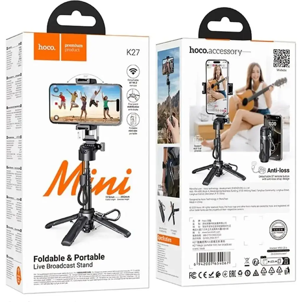 Монопод Hoco K27 Black [148216] - фото 4