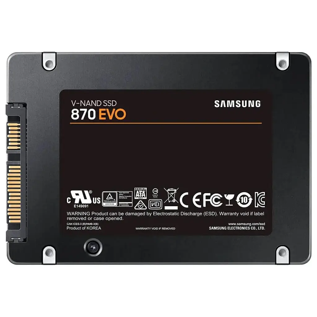 Накопитель SSD Samsung Sata 2.5" 500Gb 870 EVO 480 512 (MZ-77E500B/EU) - фото 2