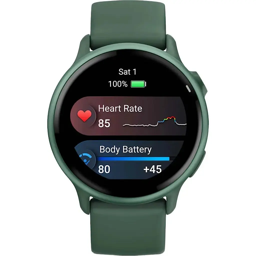 Смарт-годинник Garmin Vivoactive 6 Metallic Jasper Green with Jasper Green Band (010-02985-02) - фото 6