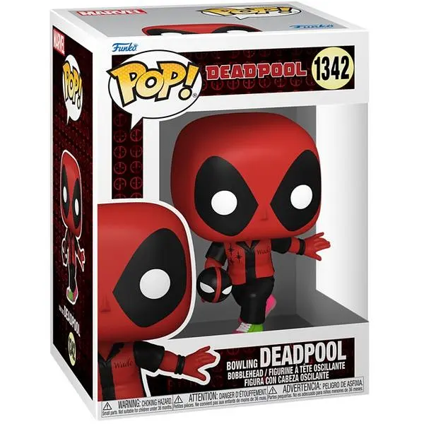 Фігурка Funko Pop Дедпул Deadpool Bowling Deadpool 10 см FP D BD 1342 - фото 3
