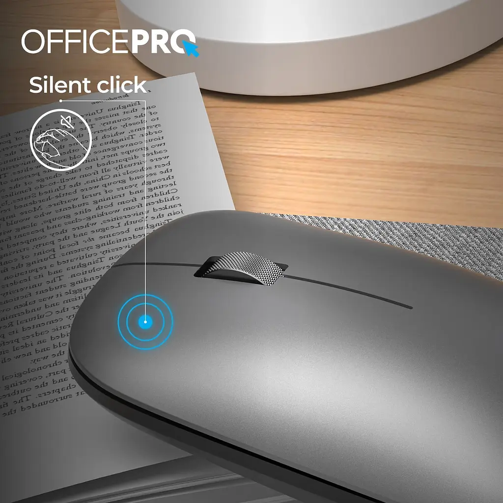 Миша OfficePro M225G Silent Click Wireless Gray [144297] - фото 9