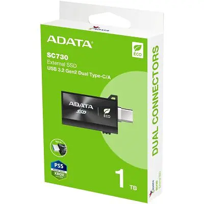 Накопитель SSD USB 3.2 1TB SC730 ADATA (SC730-1T-CACTI) - фото 6