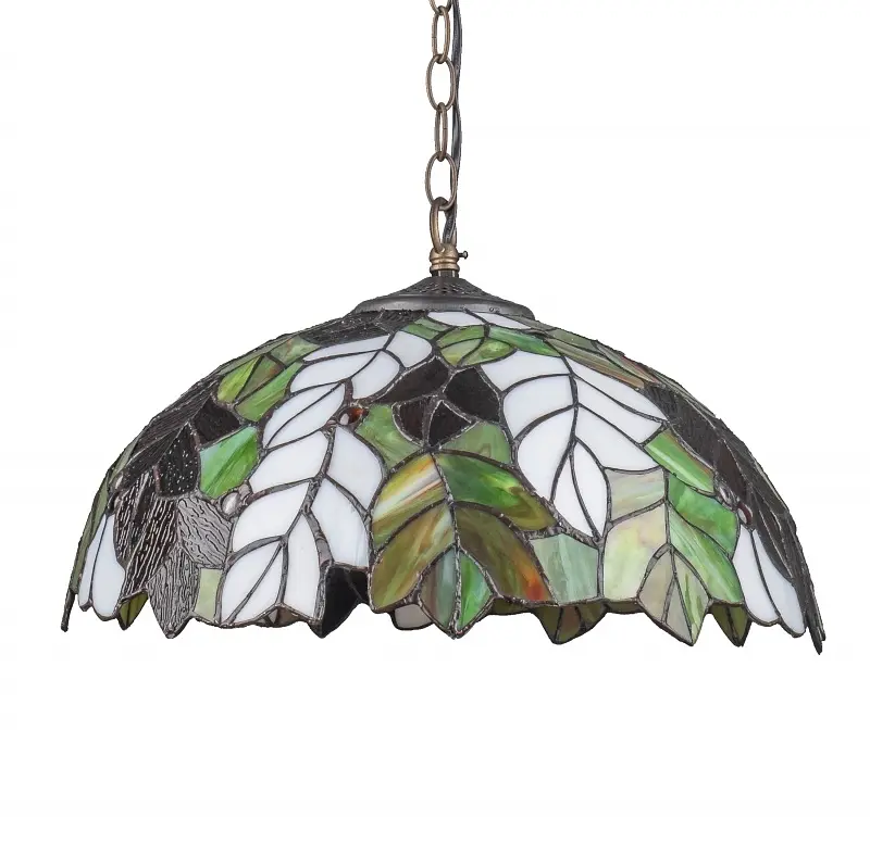 Люстра Brille Тіффані підвісна для кухні E27 60W BR (BL-626S/1) - фото 4