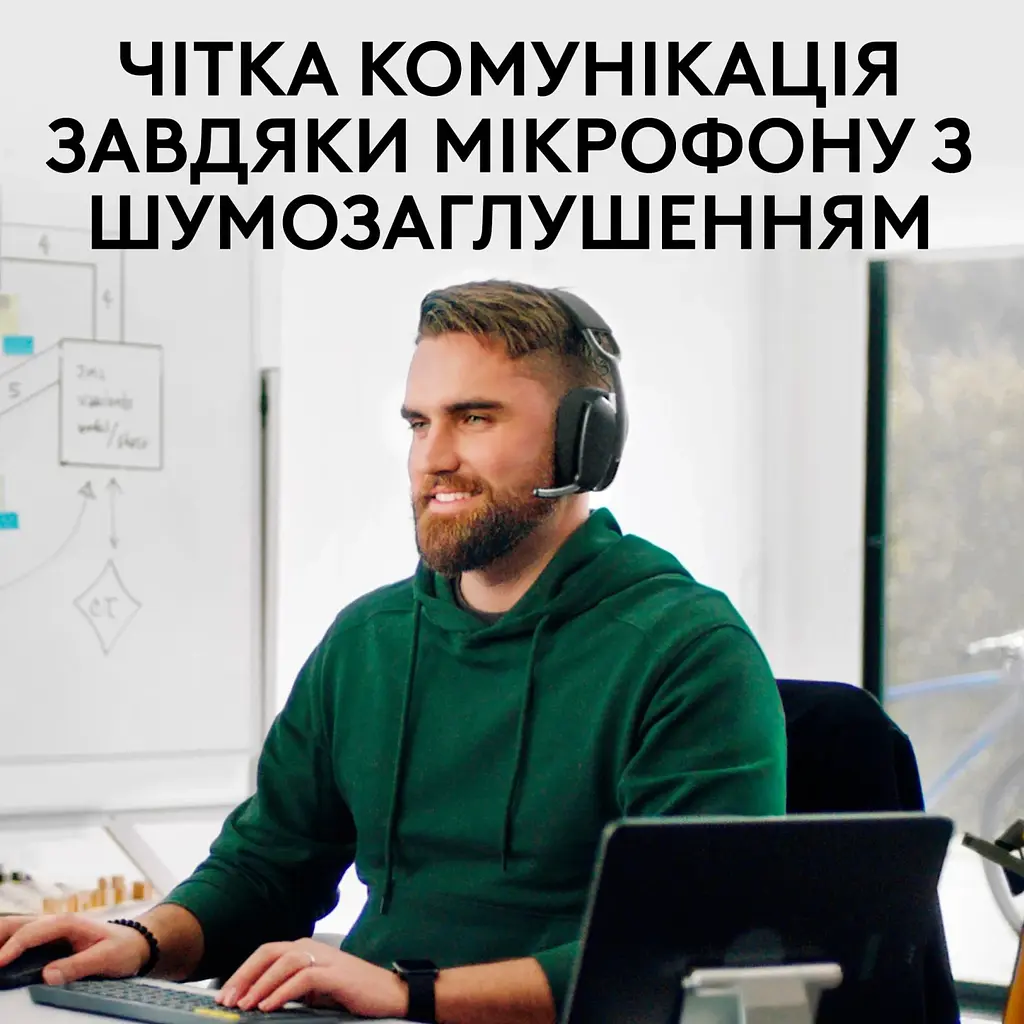 Bluetooth-гарнітура Logitech Zone Vibe Wireless MS Graphite (981-001157) - фото 10