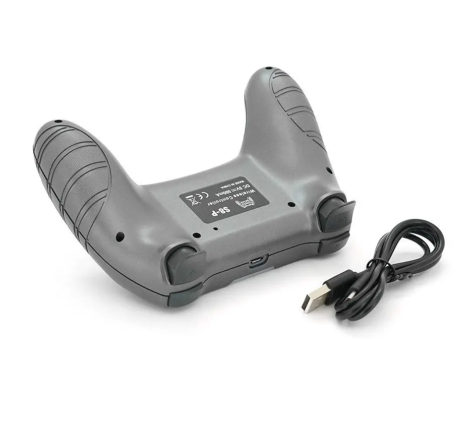 Геймпад джойстик DoubleShock S8P Wireless PS4 Double Motor Vibration DUALSHOCK 4 Grey - фото 3